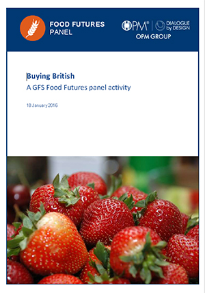 Food Futures Panel: Buying British: A GFS Food Futures panel activity