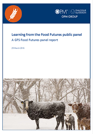 Food Futures Panel: Learning from the Food futures public panel